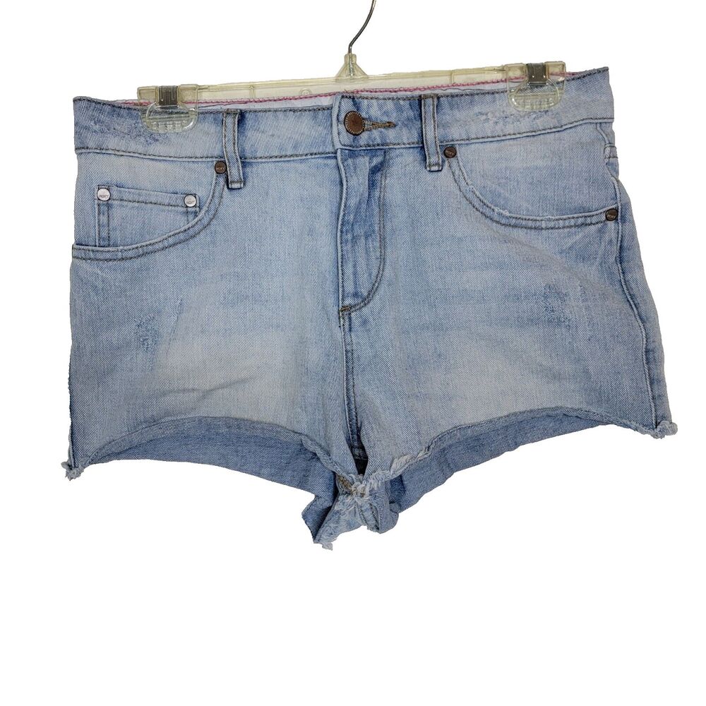 Junior ROXY Light Blue Washed Jean Shorts Size 27(5)
